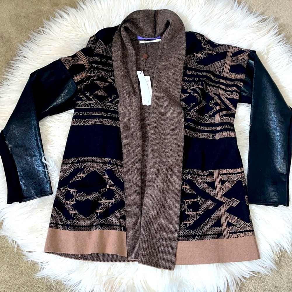 Twelfth street by Cynthia Vincent open cardigan Small